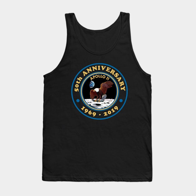 Apollo 11 50th Anniversary Tank Top by deadright